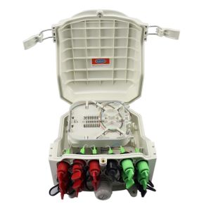 Wall Pole Monting Optical Fiber Distribution Box 16F PRE Connected