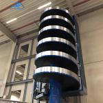 Space Saving Spiral Elevator Conveyor with Compact Structure for Efficient