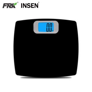 Max 440LB Tempered Glass Platform Scale Electronic Bathroom Scale