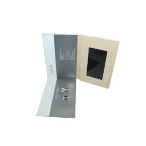 China A4 , A5 CMYK Printing Video Booklet , Rechargeable Lcd Video Mailer For Commercial on sale
