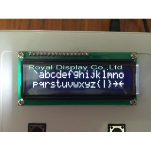 Small 16X2 COB Character Parallel Interface Yg Screen White Backlight COG LCD