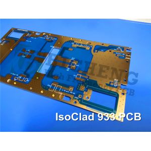Cheap RF PCB on IsoClad 933 15mil laminates Immersion Gold Circuits for sale