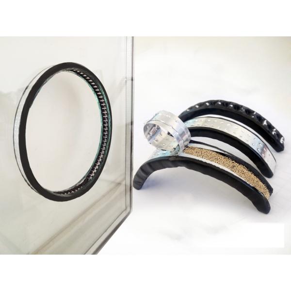 Window butyl spacers and edge seals in insulating glass