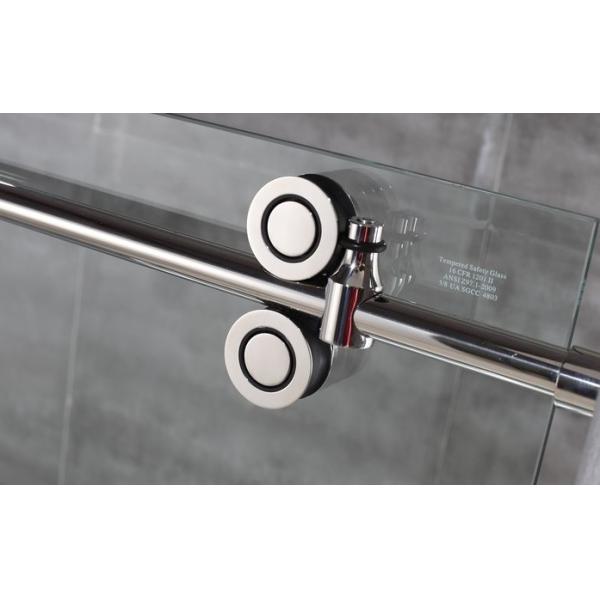 Hinge open zhejiang shower enclosure with stainless steel 304 accessories 6mm temper glass
