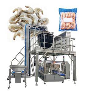 500g 1kg Full Automatic Frozen food Premade Bag Pouch Packaging System frozen