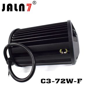 LED Light Bar JALN7 72W 3Rows Flood LED Driving Lamp Super Bright Off Road