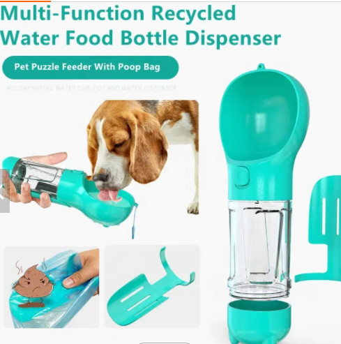 500ML Portable Dog Water Bottle Dispenser Puppy Portable Dog Drinker