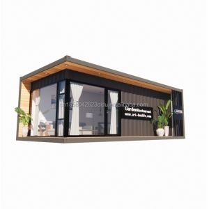 Cheap 30ft Portable Wooden Container House Durable Steel Structure for Marine Applications for sale