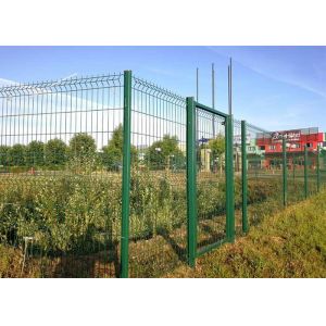 RAL6005 5.5mm V Mesh Security Fencing Galvanized Metal Fence