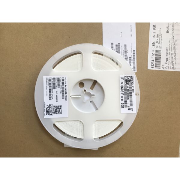 Quality RC0603FR-07220KL 220kΩ Precision Resistor 0603 Case 1% Tolerance 100ppm/°C TCR 0.1W Rating Thin Film Technology Halogen-Free RoHS Compliant for High-Voltage Divider & Sensor Circuits wholesale