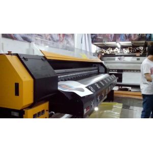 High Resolution 3.2m Width Roll To Roll Dye Sublimation Textile Printer