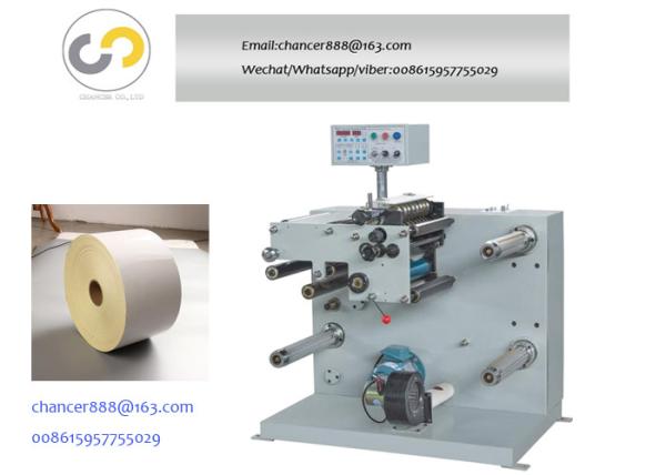Quality Automatic label slitting and rewinding machine with counting, blank label cutting machine wholesale