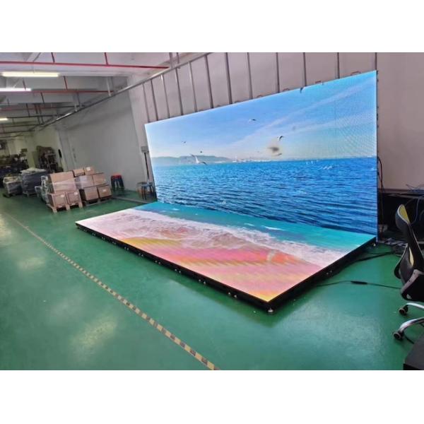 Anti Glare IP65 Floor LED Display Screen Dance P4.81mm 3D Video Interactive
