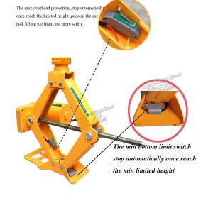 automatic emergency tools2 tons electric scissor lifting car single jack with