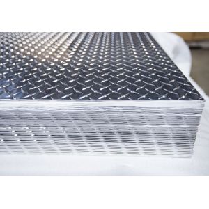 China Anti Corrosion 5052 Aluminium Checker Plate Sheet For Plaza Decoration on sale