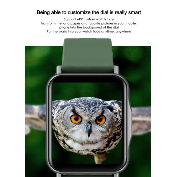 Nodic52832 SW15 Heart Rate Monitor Smartwatch Blood Oxygen Sensor 200mAh Battery