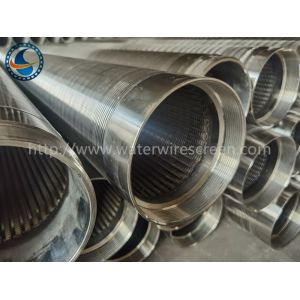 SS304 Vee Wire Water Well Screen Filter For Sand Control