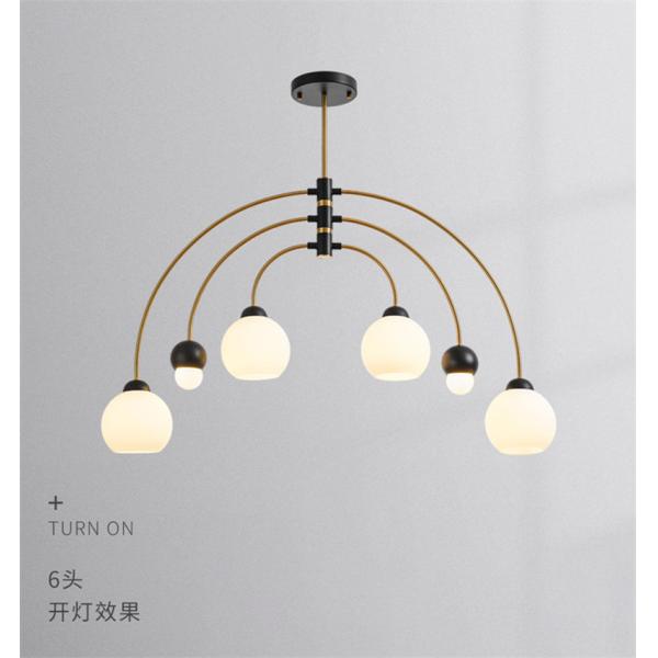 Nordic design creative glass chandelier living room bedroom dining room Willow Chandelier(WH-MI-362)