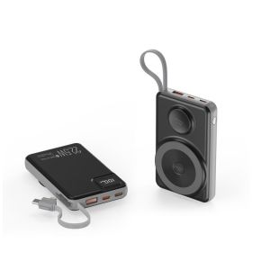 Large Capacity Portable Power Bank 10000mAh Stylish Power Bank With Data Display