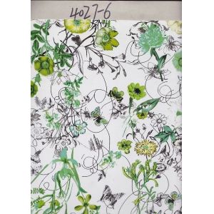 Transfer foil for leather Flower design transfer film for pvc leather G4027 Hot