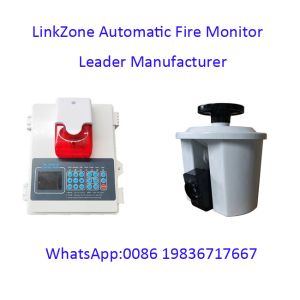 Human Machine Friendly Automatic Fire Monitor 39m Jet Radius Fire Water Cannon