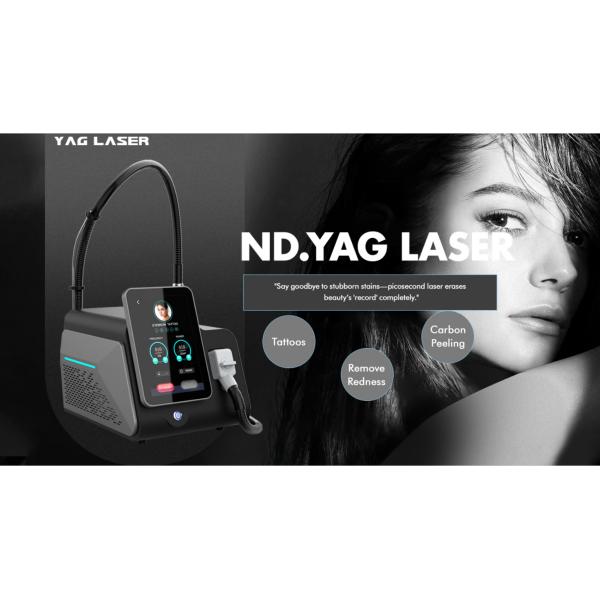 1-10Hz Adjust 1064nm 532nm 320nm 755nm ND Yag Laser Tattoo Removal Machine