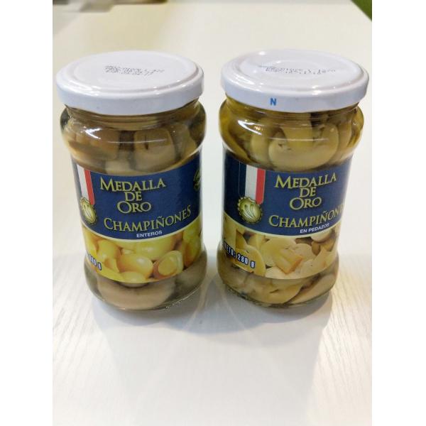 Quality 100% Fresh Material Canned Champignon Mushroom Easy Open Lid 200g Drained Weight wholesale