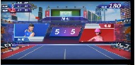 AR Interactive Tennis Simulation Training Entertainment
