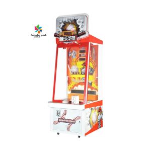 Mall Coin Pusher Arcade Machine Kid Baseball Hero Sport Game Machine