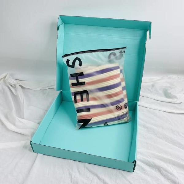 Quality Custom Matte Print Pe Zipper Lock Poly Zipper Lock Frosted Plastic Packaging Bag For Clothes And Shoes wholesale