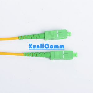 Eco Friendly Optical Fiber Jumper SC / APC - SC / APC Low Insertion Loss