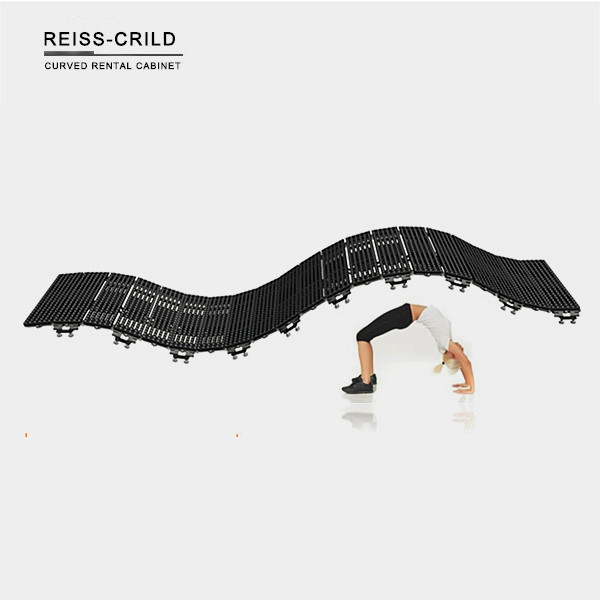 Quality Curved 6800cd/m2 SMD2525 P4.81 Indoor Rental LED Display wholesale