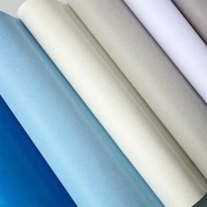 340GSM Blackout Roller Shade Fabric for French Window with Upper Open Mechanism