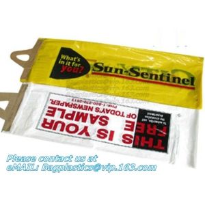 China Disposable Slide Zip Lock Plastic Bags For Newspaper Delivery Cheap Plastic Bags Printing,biodegradable wicket poly bags on sale