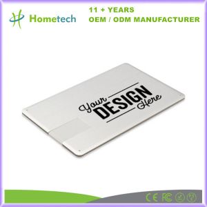 Stock Business Card USB Flash Drive with Logo Printing and OEM Accepted