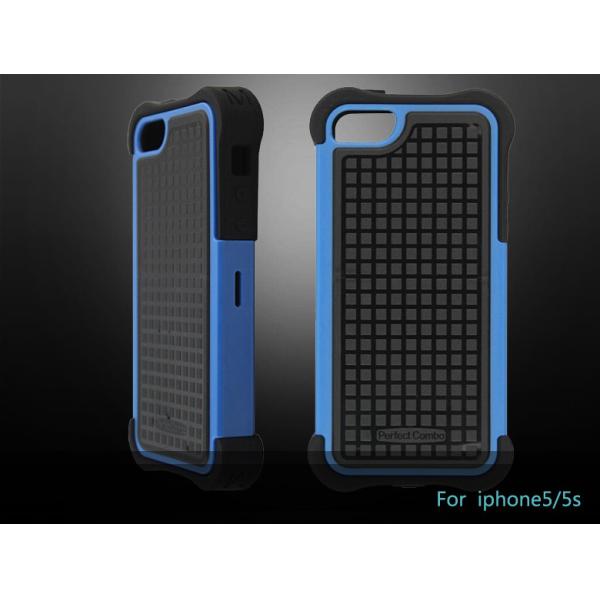 Quality Iphone5/5S PC ,silicon 2in1 design case wholesale