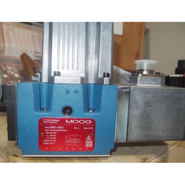 Quality German Made Moog Servo Valve with Horizontal Pump Shaft Position Standard V Type for Building Materials Industry wholesale