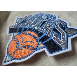 Hotfix Custom Embroidered Patches Rhinestone Motif Iron On Transfer For Hoodies