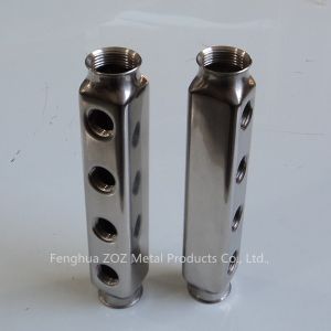 1-1/4" Stainless Steel Manifold Bar for Water and Heating Systems