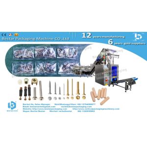 Furniture hardware 14 counting bowls and one mini weigher packaging machine