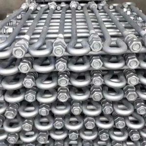 DIN529 Steel Structure 9- Shaped Embedded Foudation Anchor Bolts / Eyelet Anchor