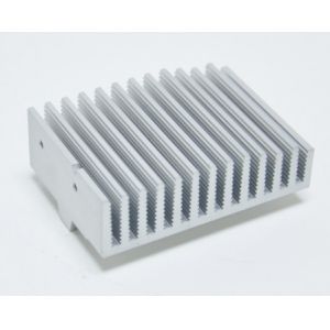 Cheap Anodized Aluminium Heatsink Extrusion Profiles With Finished Machining for sale