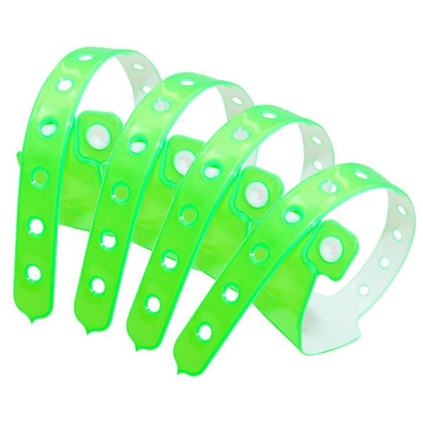 Quality Secure Printed Event Wristbands , Adjustable Plastic Wristbands For Event wholesale