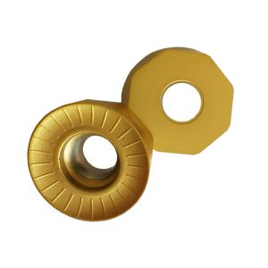 Yellow Round Carbide Inserts Milling Cutting Insert RCGT10T3MO-LH