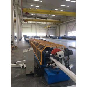 6 Tons Downspout Pipe Roll Forming Machine For Eaves Pipe Production Computer