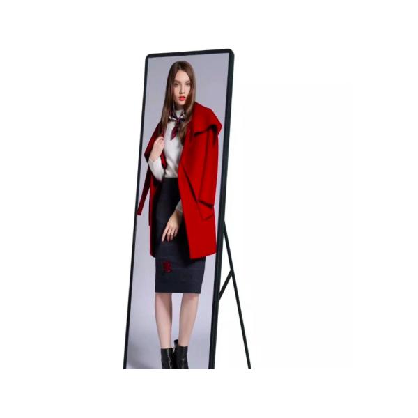 Quality High Definition P2 Indoor Mirror Poster LED Display Stand Support Indoor LED screen For Shops wholesale