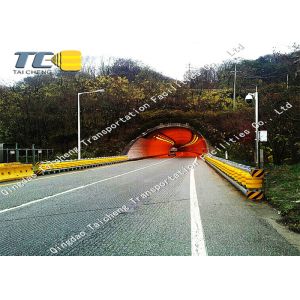 Traffic Safety Roller Crash Barrier Rolling Barrier Environmental Friendly