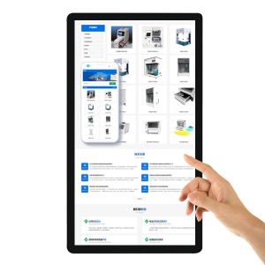 43inch LCD advertising monitor Wall Mounted android wifi Ir Touch