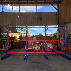Q235B Cantilever Racking System 8m Auto Industrial Cantilever Shelving