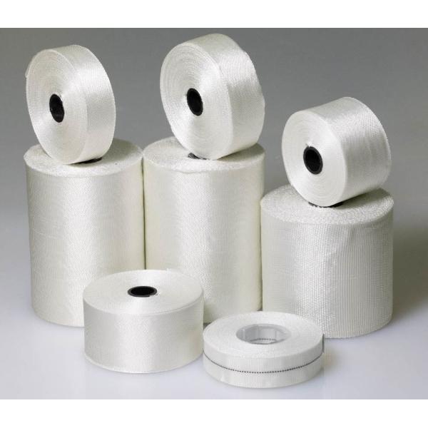Quality White Plain Glass Fabric Insulation Tape For Electrical Insulation wholesale